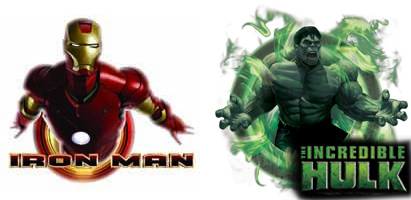 Iron Man y Hulk artwork